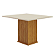 Mesa de Jantar Napoli 90x90 Leifer Cinamomo/ Off White - Imagem 3