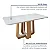 Mesa de Jantar Sintonia 1,70 Lopas Amendoa Clean/Off White - Imagem 10