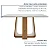 Mesa de Jantar Sintonia 1,70 Lopas Amendoa Clean/Off White - Imagem 9