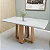 Mesa de Jantar Sintonia 1,70 Lopas Amendoa Clean/Off White - Imagem 2
