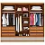 Guarda Roupa Esparta 6 Portas 9 Gavetas Tcil Cinamomo/Off white - Imagem 3