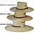 Chapéu Campeiro de Palha Premium II Aba 11 (98) Karandá - Imagem 2