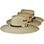 Chapéu Campeiro de Palha Premium II Aba 11 (98) Karandá - Imagem 1