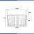 Kit 2x Cesto Organizador + 2x Separador Freezer Horizontal - Imagem 2