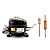 Motor Compressor 1/5 HP EM2S70CLP Gás R600 Embraco 220V + Brindes - Imagem 1