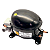 Motor Compressor 1/8 EMU40CLP Embraco R600 CRB36 CRB39 110V - Imagem 2