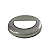 Lixeira em inox com tampa meia lua 24 x 30 - 13,5 litros - Imagem 3