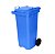 Contêiner Plástico para lixo com rodas - 120 litros - Imagem 4