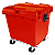 Contêiner Para Lixo 660 litros Completo com RODAS E PEDAL - Imagem 8