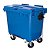 Contêiner Para Lixo 660 litros Completo com RODAS E PEDAL - Imagem 2