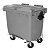 Contêiner Para Lixo 660 litros Completo com RODAS E PEDAL - Imagem 4