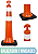 Kit 2 Cones Balizador T-TOP: Semiflexível, Refletivo - Imagem 4