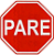 Placa de Pare Refletiva - Imagem 1