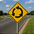 Placa  Interseção em Círculo A-12 - Imagem 2