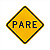 Placa Parada Obrigatória à Frente A-15 - Imagem 1
