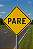 Placa Parada Obrigatória à Frente A-15 - Imagem 2