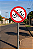 Placa Proibido Trânsito de Bicicletas R-12 - Imagem 2