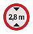 Placa Altura Máxima Permitida R-15 - Imagem 1