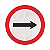 Placa Sentido de Circulação da Via/Pista R-24a - Imagem 1