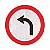 Placa Vire à Direita ou Esquerda R-25 | A/B - Imagem 3