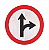Placa Siga em Frente ou Vire à Direita/Esquerda R-25 | C/D - Imagem 1