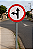 Placa Siga em Frente ou Vire à Direita/Esquerda R-25 | C/D - Imagem 2