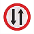 Placa Duplo Sentido de Circulação R-28 - Imagem 1