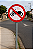 Placa Proibido Trânsito de Motocicletas, Motonetas e Ciclomotores R-37 - Imagem 2