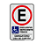 Placa Vaga Exclusiva para Pessoa com Deficiência – Obrigatório uso do Cartão - Imagem 1