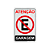 Placa Atenção Garagem – 20x30 cm - Imagem 1