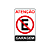 Placa Atenção Garagem – 20x30 cm - Imagem 3