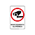 Placa Monitoramento Eletrônico – 20x30 cm - Imagem 1