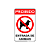 Placa Proibida a Entrada de Animais – 20x30 cm - Imagem 1
