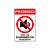 Placa Proibido Equipamentos Sonoros – 20x30 cm - Imagem 1