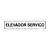 Placas Elevador Serviço e Social – 30x6,5 cm - Imagem 2