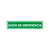 Placa Saída de Emergência – 30x6,5 cm - Imagem 1