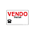 Placa Vendo - Tratar - 30x20 cm - Imagem 1