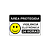 Placa Área Protegida – Vigilância Eletrônica 24 Horas - 30x20 cm - Imagem 1