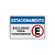 Placa Estacionamento Exclusivo para Condôminos – 30x20 cm - Imagem 1