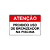 Placa Atenção: Proibido o Uso de Bronzeador na Piscina – 30x20 cm - Imagem 1
