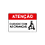 Placa – Atenção: Cuidado com as Crianças – 30x20 cm - Imagem 1