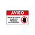Placa – Aviso: Área Restrita – Somente Pessoal Autorizado – 30x20 cm - Imagem 1