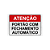 Placa – Atenção: Portão com Fechamento Automático – 30x20 cm - Imagem 1