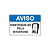 Placa Aviso – Identifique-se pelo Interfone – 30x20 cm - Imagem 2