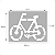 Gabarito de Pintura Ciclovia: Símbolo Bicicleta - Imagem 3