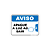 Placa de Aviso – Apague a Luz ao Sair - 20x15 cm - Imagem 1