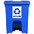 Kit 4 Lixeiras com Pedal 15L JSN para Coleta Seletiva - Imagem 6