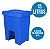 Kit 4 Lixeiras com Pedal 15L JSN para Coleta Seletiva - Imagem 2