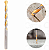 Broca para Concreto 6 x 100 mm MTX Golden Line – Haste Cilíndrica - Imagem 2