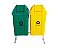 Conjunto Lixeira Dupla para Coleta Seletiva Base Galvanizada - 100 Litros - Imagem 1